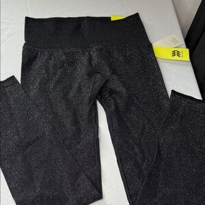 All in Motion Shimmer Black Leggings
